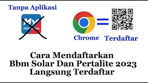 CARA DAFTAR BBM SUBSIDI SOLAR DAN PERTALITE 2023 | TUTORIAL LENGKAP