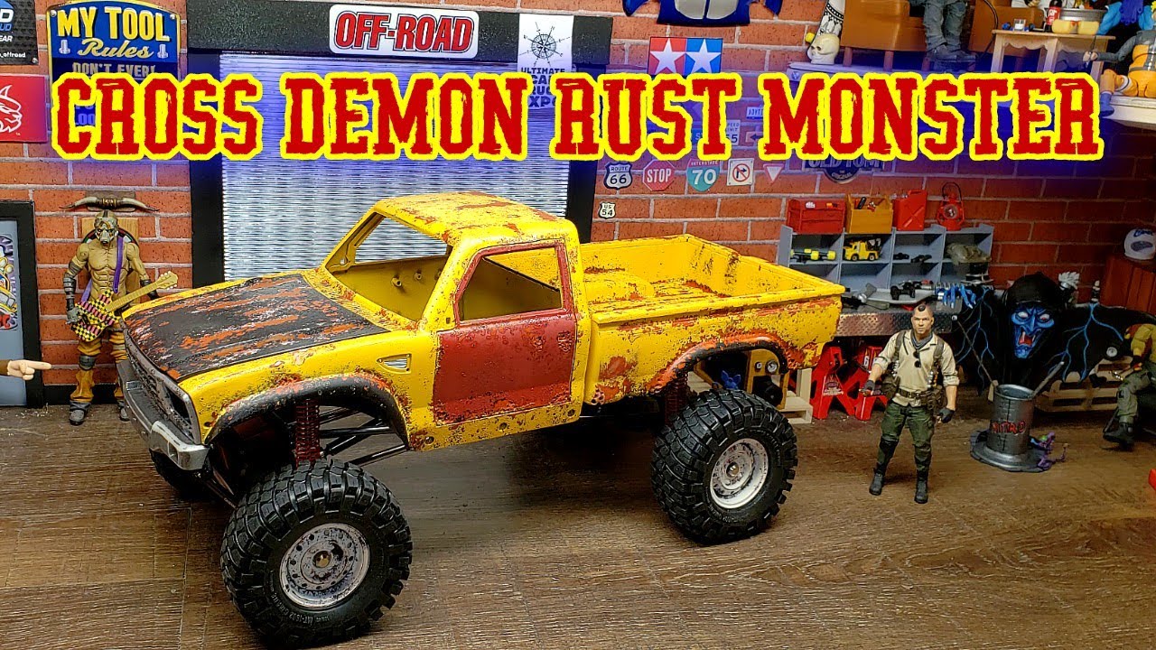 Cross Demon SP4 project rust monster pt2 the paint salt weathering