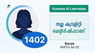 1402 I Kavya I Humans of Learnwise I MSc Maths I Kerala's No.1 IGNOU Coaching Platform #learnwise