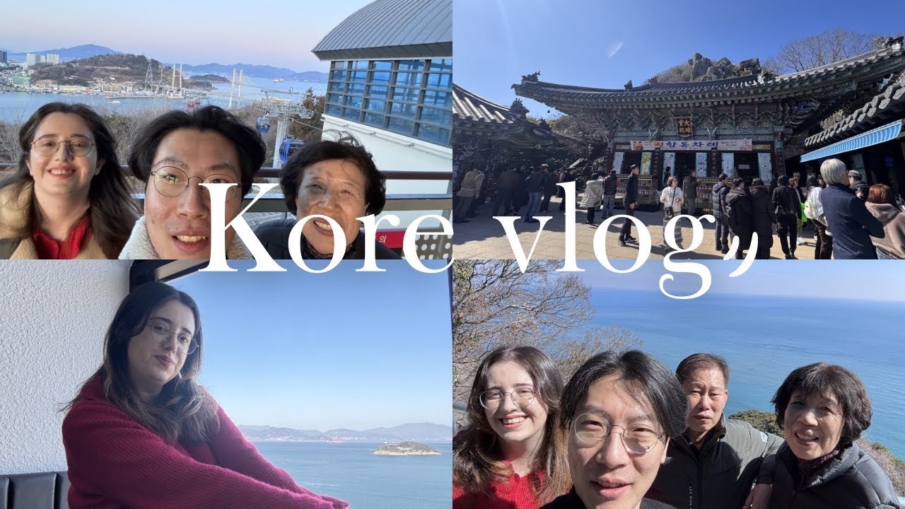 Kore’de Kaynanamlarla Geziyoruz! Yeosu’da Tapınak ve Ada Gezisi🌊 |VLOG114