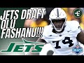 Breaking olu fashanu drafted by the new york jets  live reaction  2024 nfl draft