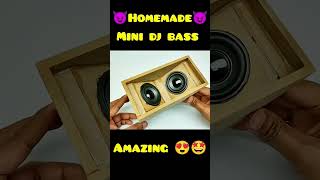 Diy mini dj bass bluetooth speaker powerfull dj box at home. how to make bluetooth dj speaker 🔊