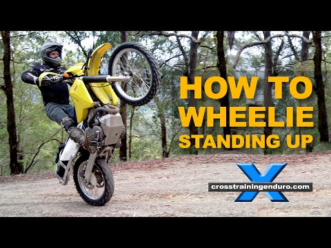 How to wheelie standing up on a dirt bike︱Cross Training Enduro