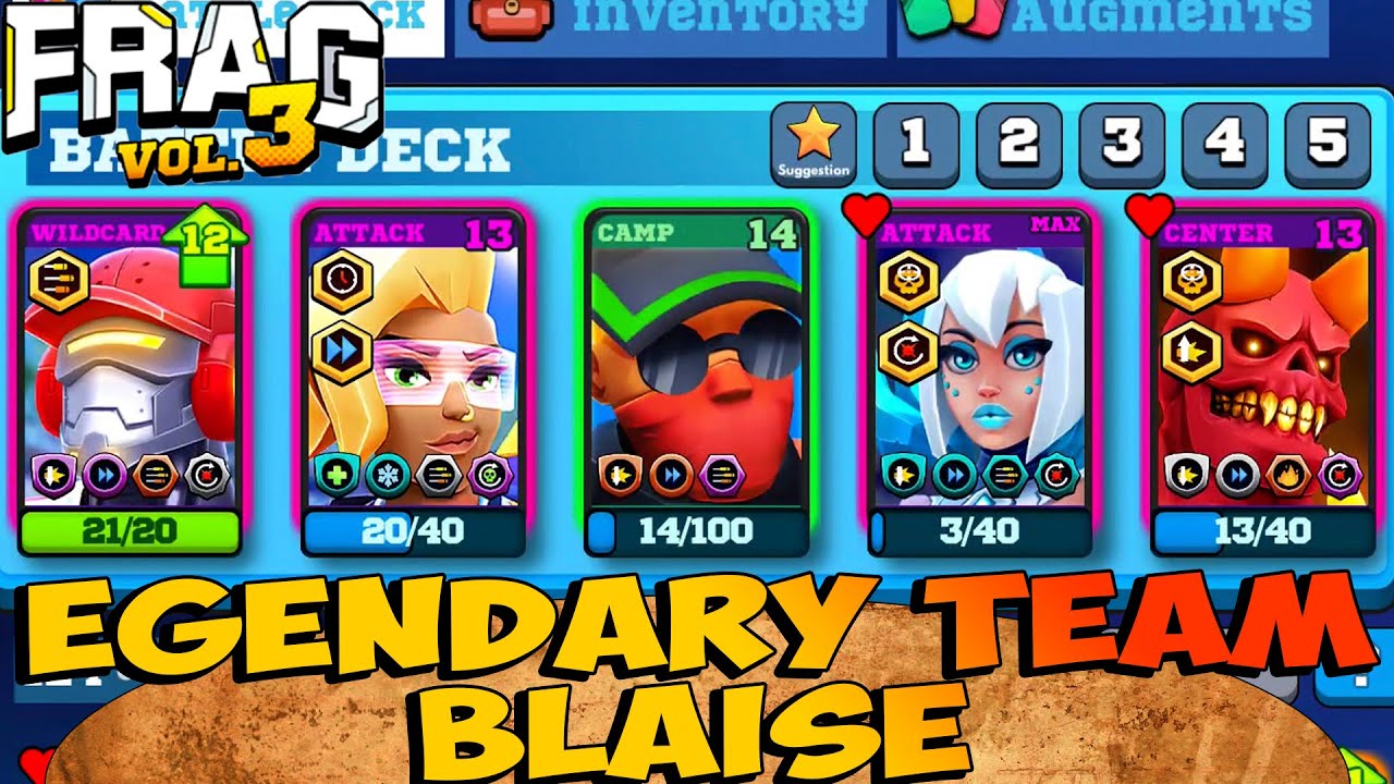 FRAG Pro Shooter - Legendary Team and Blaise 😍🔥Gameplay Walkthrough🔥 ...