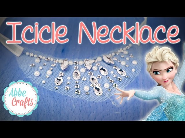 DIY Elsa Hair Jewels and Pendant