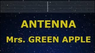 Karaoke♬ ANTENNA - Mrs. GREEN APPLE【No Guide Melody】 Instrumental, Lyric Romanized