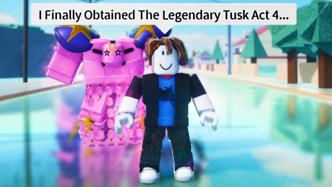 Made a cool skin for my faovrite yba r, im asking admin if they  could put this in as a skin for tusk act 1? We need tusk act 1 skins I