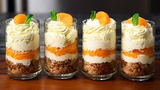 Tangerine Cream Dessert ใน 10 นาที!
