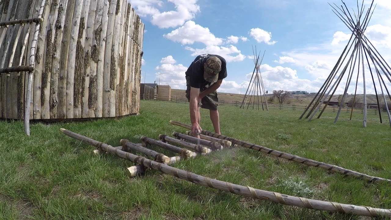 Ft Whoop Up Tipi Camp Enhancement - YouTube