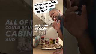 Is this how white people season chicken? #sensitivediabetic #comedymafia #lavettivegas #omaha #neb