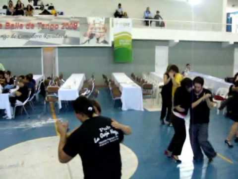 Braulio Martos y Virginia Pandolfi Milonga Comodoro Rivadavia Campeonato 2009