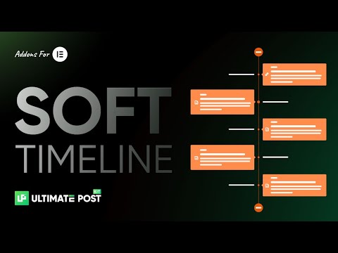 How to Use Soft Timeline Widget by Ultimate Post Kit in Elementor