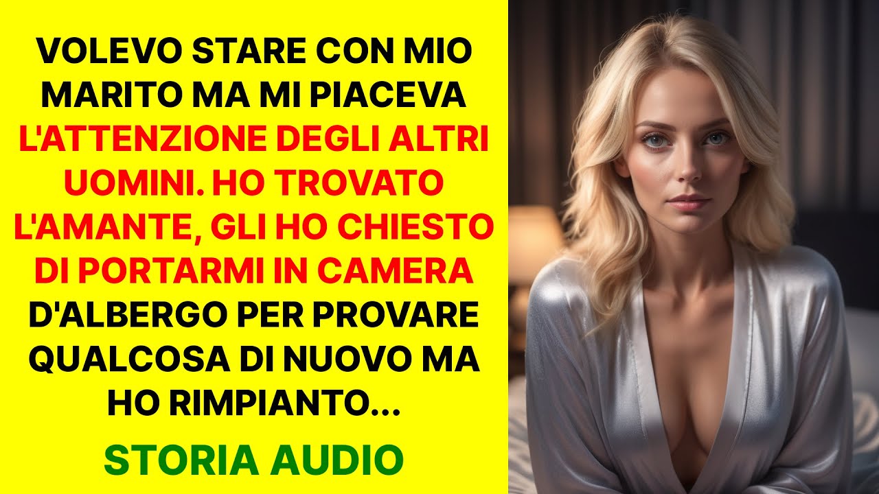 Mia moglie ha trovato un amante, gli ha chiesto di accompagnarla in camera d'albergo per provare qua