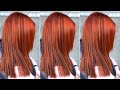 Рыжий яркий цвет волос/ эстель