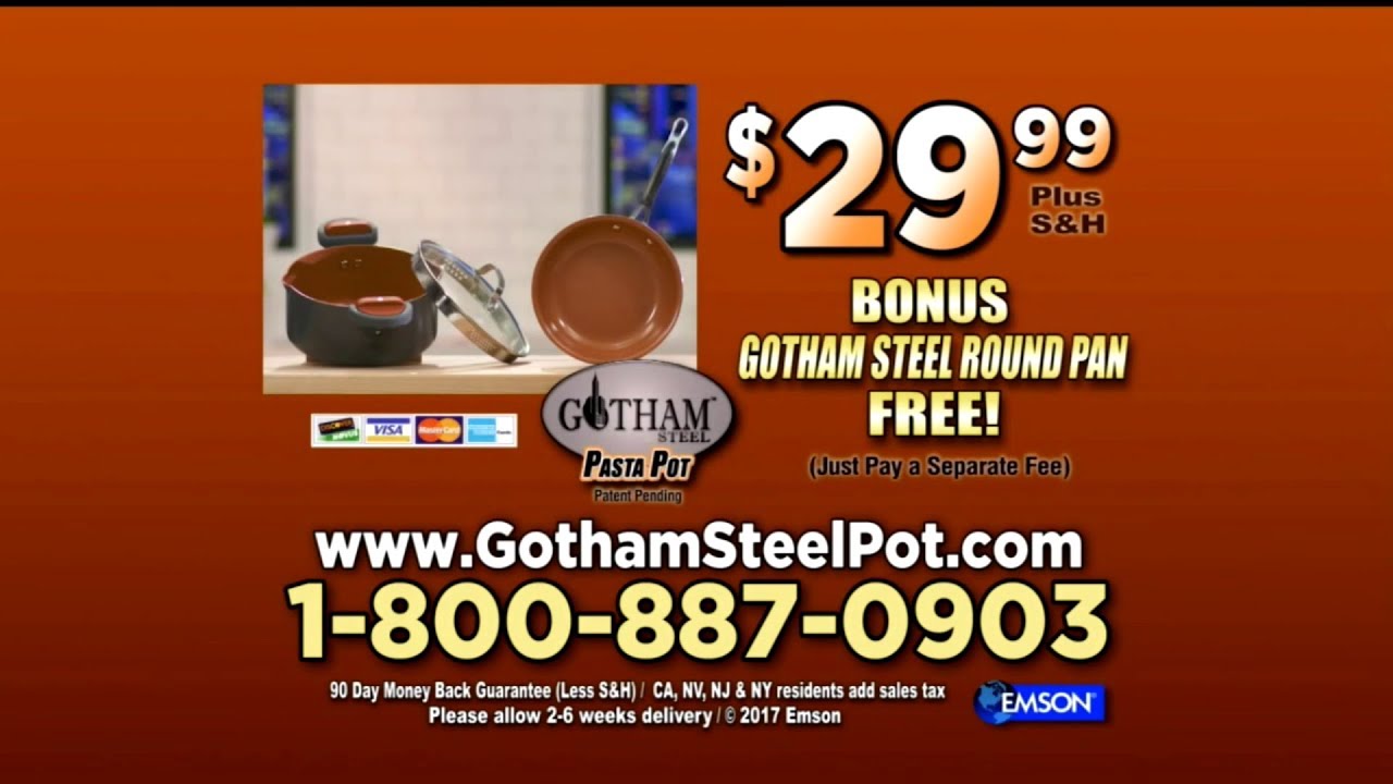 Gotham Steel Pasta Pot, TV Ad/Commercial