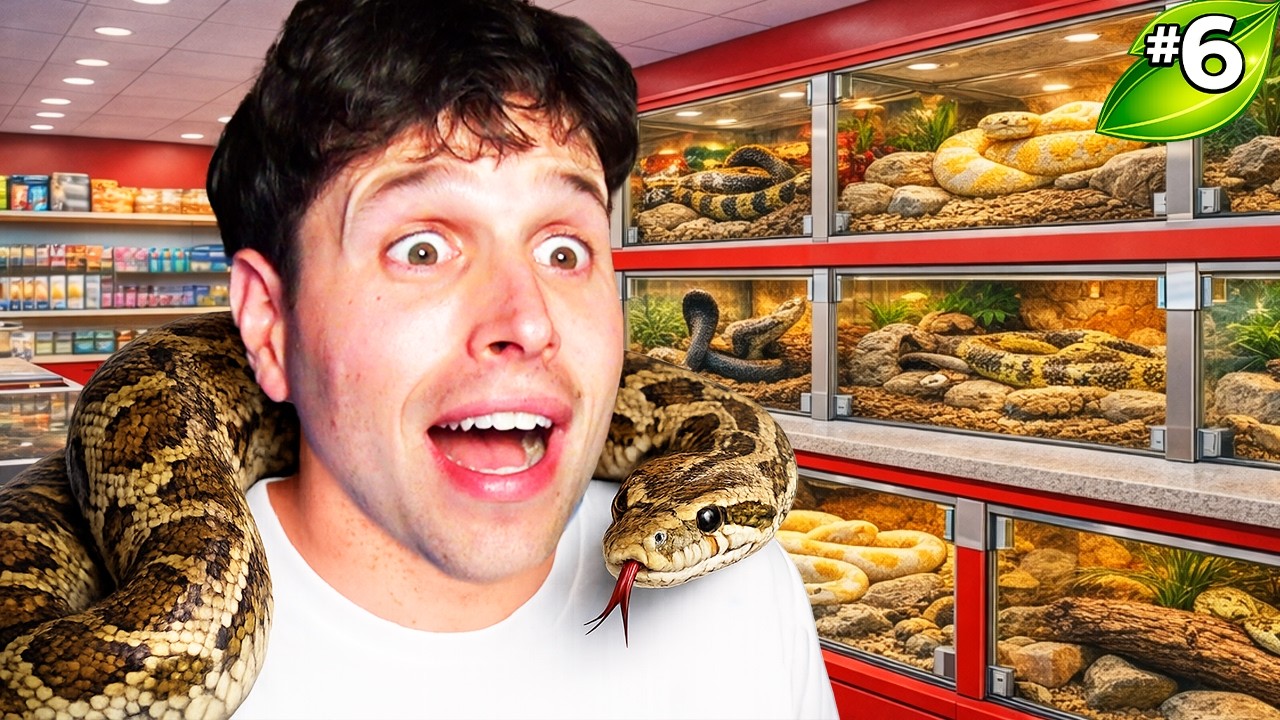 LA PRIMERA SERPIENTE DE MI TIENDA DE MASCOTAS 🐍