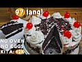 EASY BLACK FOREST CAKE sa halagang 97 php! |NO BAKE, NO EGGS (w/ Costing)