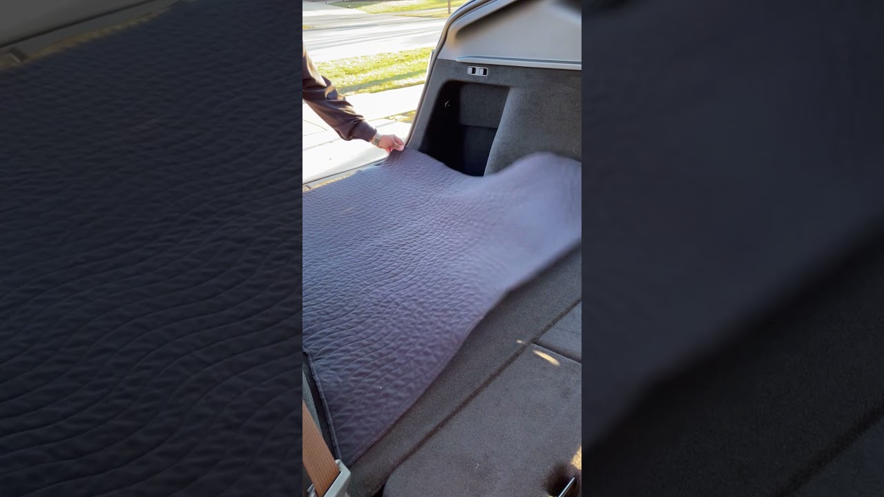 Tesla Trunk Mat in the Washing Machine