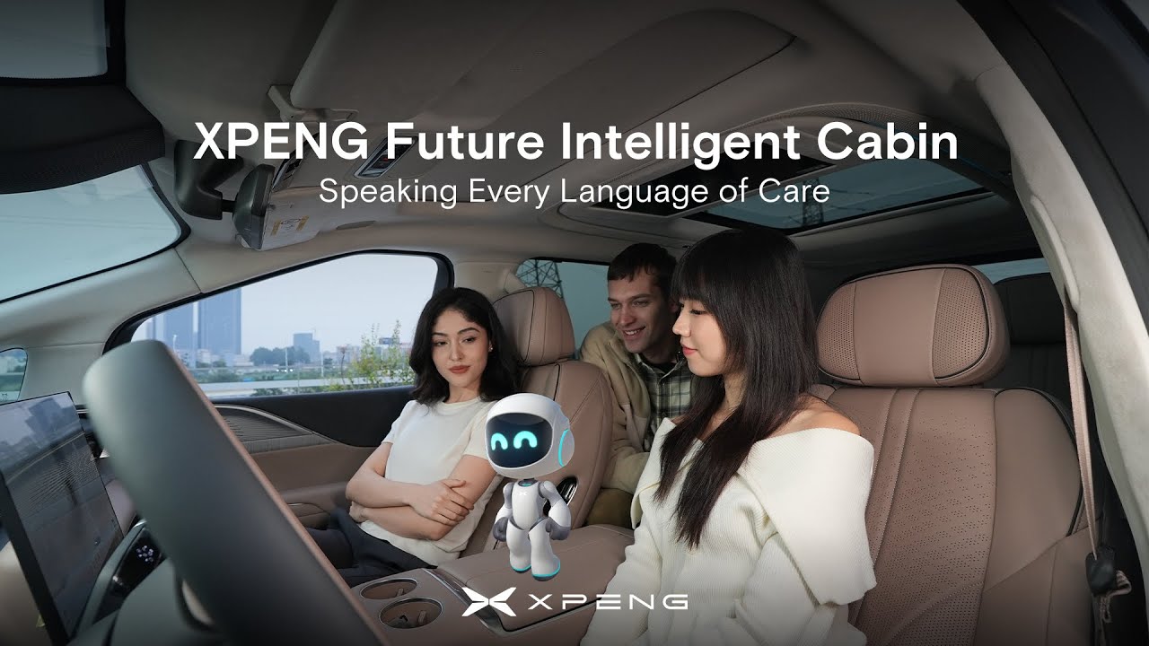 Video till Xpeng visade massa nytt på teknikevent