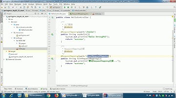 SpringMVC 01 SpringMVC概述及入门案例   007 RequestMapping注解的作用
