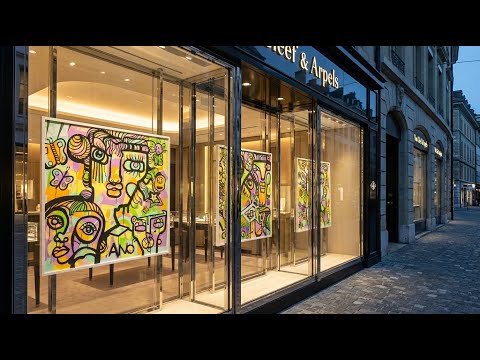 VAN CLEEF AND ARPELS - Genève - Comment créer 3 Tableaux lors d’un TEAM BUILDING RSE My Art Box aNa 