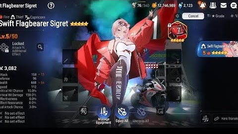 Swift Flagbearer Sigret Summon, Insane luck || Epic Seven.