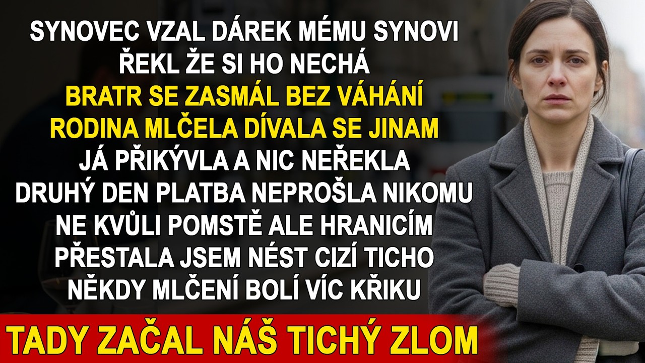 Na narozeninách mého syna si synovec nechal jeho dárek  Rodina to přešla mlčením