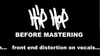 Audio Mastering - Before and After