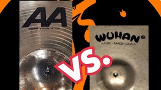 SABIAN AA Metal X Ride 20 vs WUHAN Crash Ride 20 • @SUMNAKSOOY