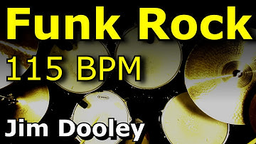 Funk Rock Drum Loops 115 BPM - JimDooley.net