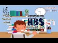 Hbs  home bible school live  virtual bible school  day 1