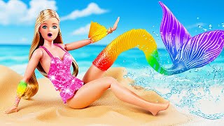 🧜‍♀️ HOW TO BECOME LITTLE MERMAID 🧜‍♀️ NICE AND BEAUTIFUL DIY FOR MERMAID by 123 GO!