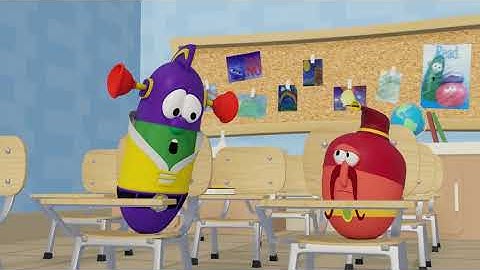 LarryBoy Meets The Scarlet Tomato (Blender Animation)