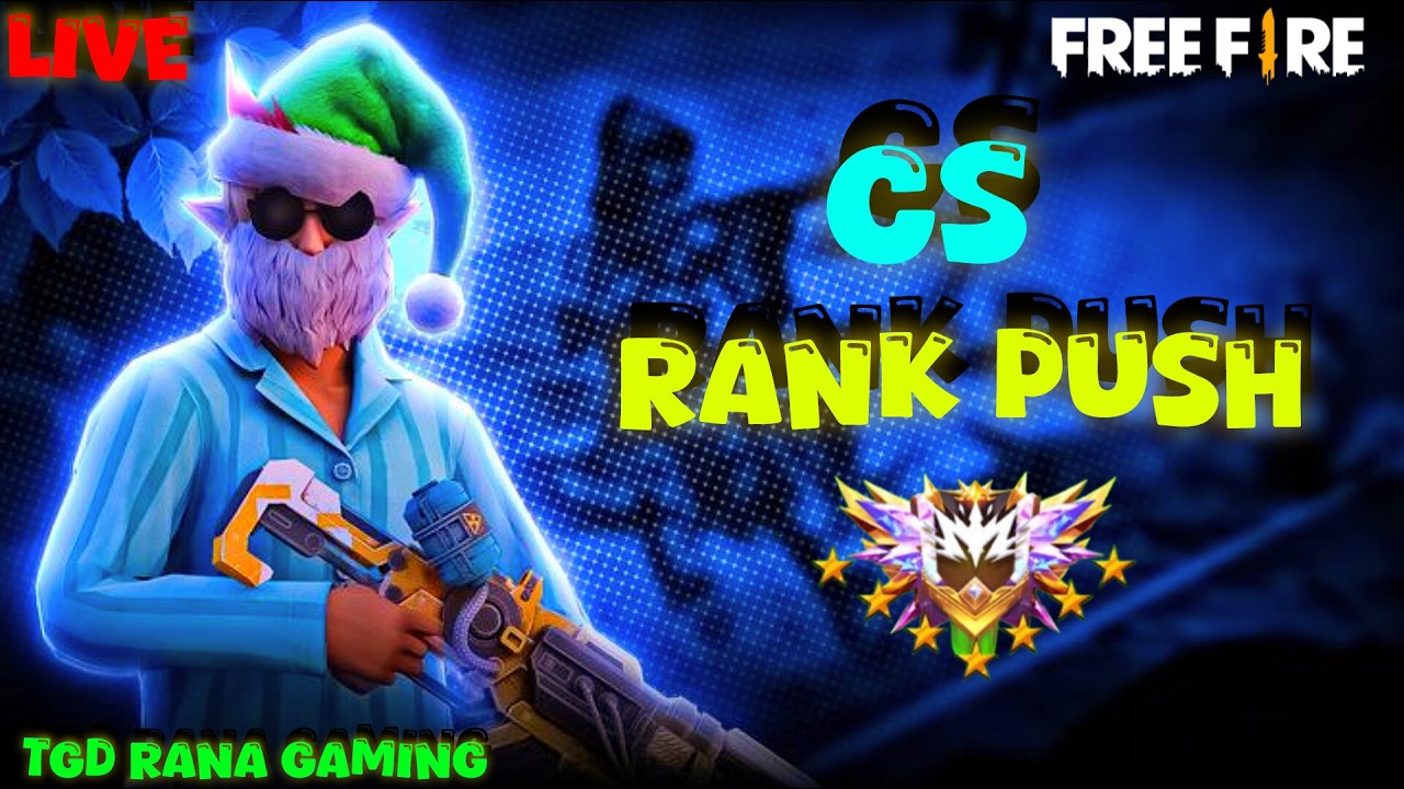 🔴 [ LIVE ] CS RANK PUSH || GARENA FREE FIRE MAX || GRANDMASTER PUSH 😱😱😱 ...