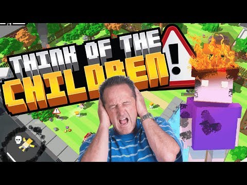Think of the Children - #1 - Throw Kids Away From Danger! (4 Player Beta Gameplay)