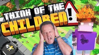 Think of the Children - #1 - Throw Kids Away From Danger! (4 Player Beta Gameplay)