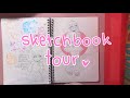 sketchbook tour!!