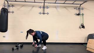 Deep Squat With Counter Balance