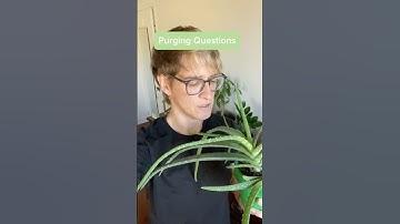 Purging Questions - House Plants