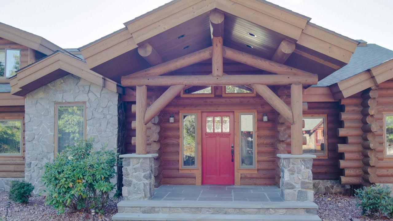 Real Estate Video Marketing Tour of Incredible Luxury Log Cabin in Denville NJ!