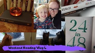Weekend Reading Vlog 4 (24 in 48) | 2019 @TheBookishGinger