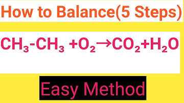 CH3-CH3+O2=CO2+H2O Balanced Equation||Ethane+Oxygen=Carbon dioxide+Water Balanced Equation