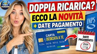 🪪 CARTA DEDICATA A TE 500€: DOPPIA RICARICA E LISTE BENEFICIARI | QUANDO ARRIVA?