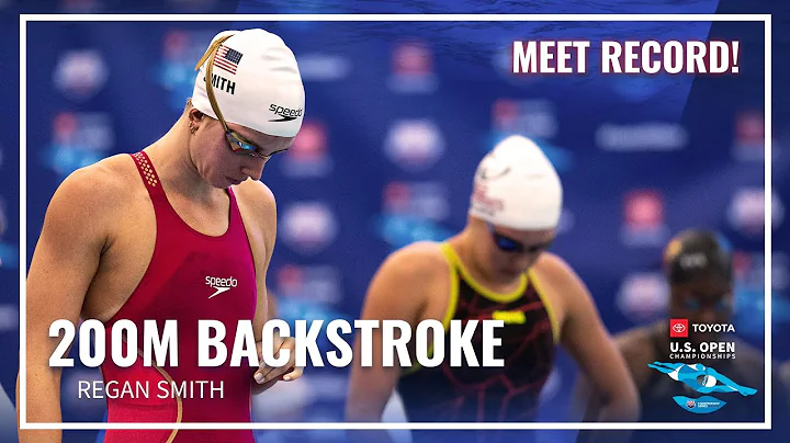 Regan Smith MEET RECORD in Women's 200M Backstroke...