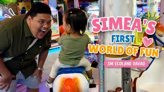 Simea’s First Arcade Ride! 🎡 SM EcoLand Davao World of Fun