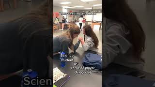 Armwrestling Science Student Vs Lacrosse Player