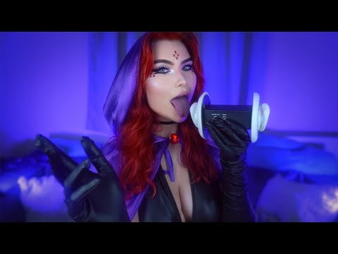 ASMR Raven Slowly Devours Your Ears - 100% Sensitivity Earlicking ☾ (INTENSE) (4K)