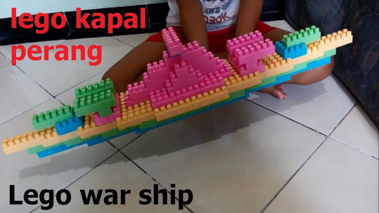 Kapal Perang lego (War Ship) LEGO Block Part 3 - YouTube