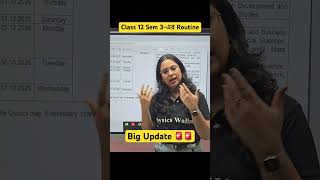 WBCHSE Class 12 Sem 3 Exam dates 🚨🚨!!! Latest Update for Class 12 #pwbanglaarts #wbchse