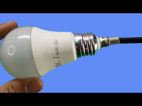 Vídeo: Lâmpadas LED DIY
